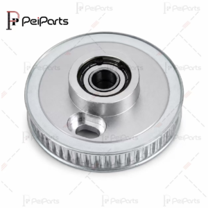 Counter-rotating pulleys