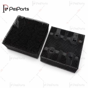 Black Square Foot Bristle Blocks
